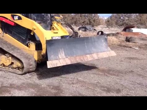 cat dozer blade for skid steer on youtube|bobcat skid steer box blade.